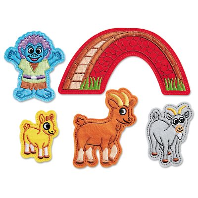 3 Billy Goats Gruff Storytelling Puppet Kit