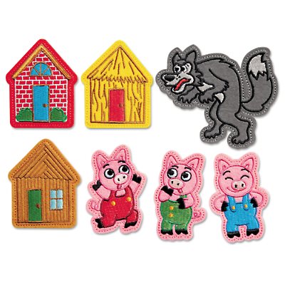 3 Little Pigs Story Puppet Kit