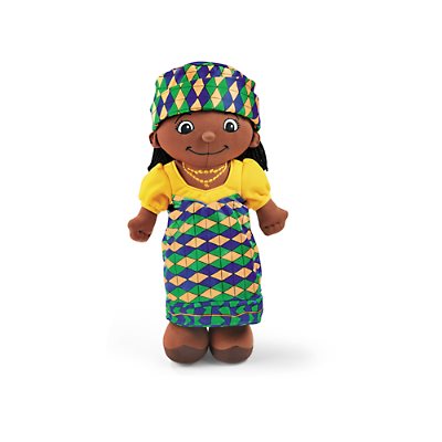 Washable Ghanaian Girl World Doll