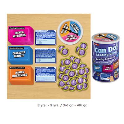 Can Do-Reading Literature Games -Gr. 3-4