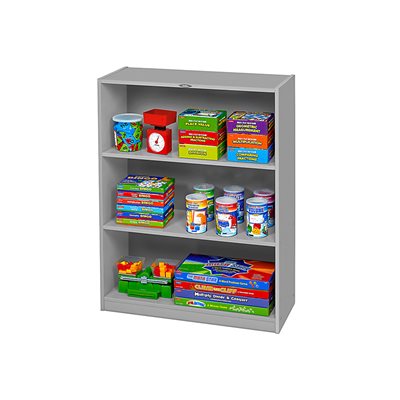 Flex-Space 3-Shelf Storage Unit-Grey
