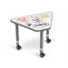 Bureau d'étudiant à coin mobile Flex-Space Write & Wipe