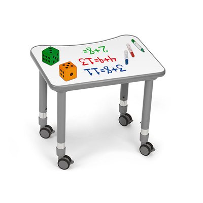 Bureau d'étudiant mobile Flex-Space Write & Wipe