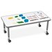 Flex-Space Write & Wipe Mobile Rectangular Table