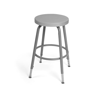 Flex-Space Height-Adjustable Stool-Grey