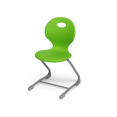 Chaise en porte-à-faux ergonomique Flex-Space, 15,5", vert Chaise en porte-à-faux ergonomique Flex-Space, 15,5", vert