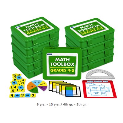Math ManipulativeToolbox-Gr.4-5- Set of 10