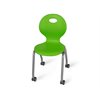 Chaises mobiles Ergo Glide Flex-Space de 15,5 po - Vert