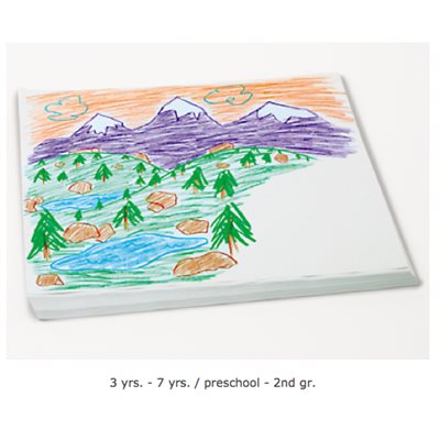 Papier pour chevalet de table - 200 feuilles