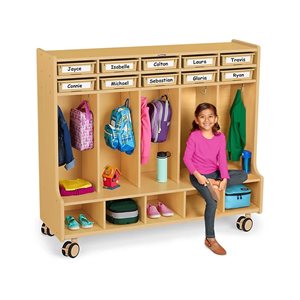 Flex-Space Jr.™ Mobile Coat Lockers for 10