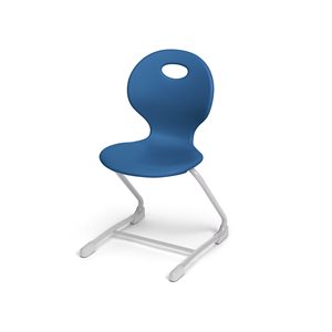 Chaise cantilever Ergo Bounce de Modern Edge - 13,5 po - Bleu nuit