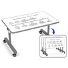 Tables d'écriture et d'effacement mobiles Flex-Space™ Flip & Nest - 30" x 60"