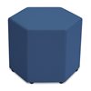 Siège de salon hexagonal mobile Modern Edge - Bleu nuit