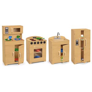 Wintergreen Hardwood Kitchen Set