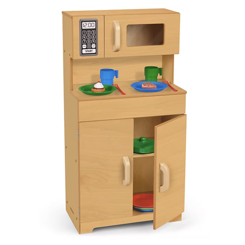 Four à micro-ondes et garde-manger en bois dur Wintergreen Four à micro-ondes et garde-manger en bois dur Wintergreen