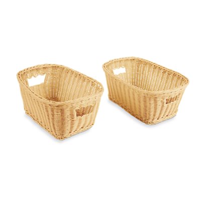 Plastic Baskets-Set of 2