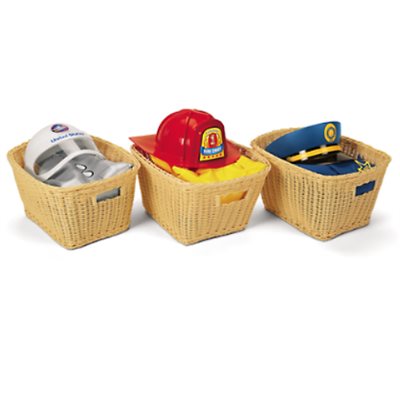 Paniers en plastique lavables au lave-vaisselle - Lot de 3 Paniers en plastique lavables au lave-vaisselle - Lot de 3