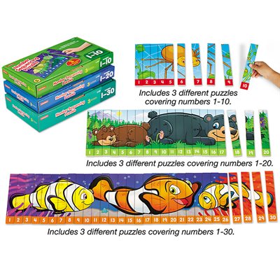 Number Sequencing Puzzles-Complete Set