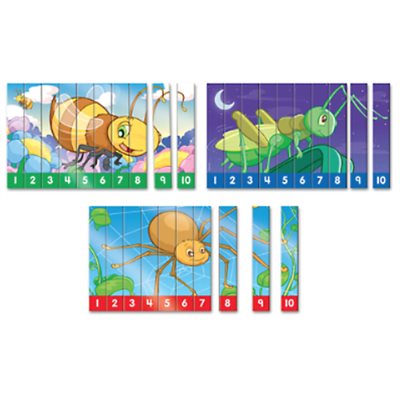 Number Sequencing Puzzles 1-10-Set of 3