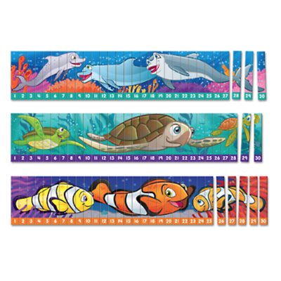 Number Sequencing Puzzles 1-30-Set of 3