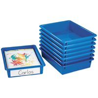 Plateaux de rangement robustes - Ensemble de 8