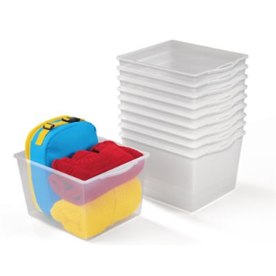 See-Inside Cubby Bins-Set of 10 See-Inside Cubby Bins-Set of 10