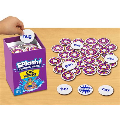 CVC Words Splash Reading Game