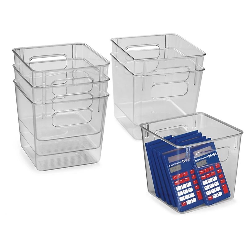 Bacs Clear-View Easy-Tote - Ensemble de 6