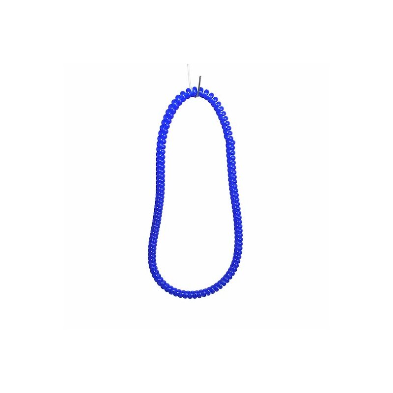 Spiralz Stretchy Necklace - Blue