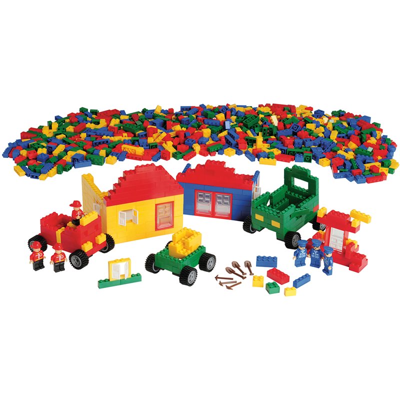 Standard Interlocking Building Bricks - Set of 1500
