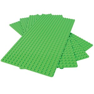 Plaques de base pour briques de construction préscolaire - Ensemble de 4