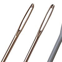 Large-Eye Steel Needle Pack of 25