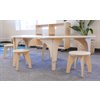Natural Pod™ Reach - Table - Semi-Circular - Adjustable Leg in Fusion Maple - 72 ''W x 36 ''D - Medium Legs