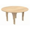 Natural Pod™ Reach - Table - Circulaire - Pied réglable en érable fusion - 42" DIA x - Pieds L