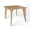 Natural Pod™ Gather - Table - Courbe en croissant - Pied trépied en érable fusion - 70"L x 47"P x 36"H