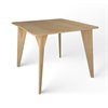 Natural Pod™ Gather - Table - Courbe en croissant - Pied trépied en érable fusion - 47"L x 47"P x 36"H