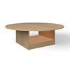 Natural Pod™ Join - Table - Circular - Storage Under in Fusion Maple - 47" DIA x 15"H
