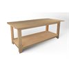 Natural Pod REACH-Office Table-Curved Sides-Fixed leg-Fusion Maple-96"Wx48"Dx36"H