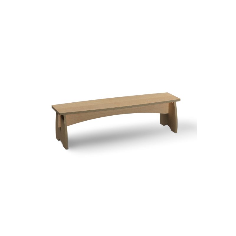 Banc de partage Natural Pod™ - 44" L x 12" P x 12" H Banc de partage Natural Pod™ - 44" L x 12" P x 12" H