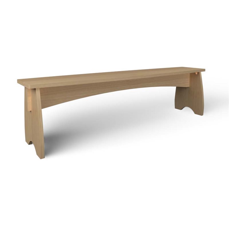 Natural Pod™ Share - Bench - 56"W x 12"D x 15"H
