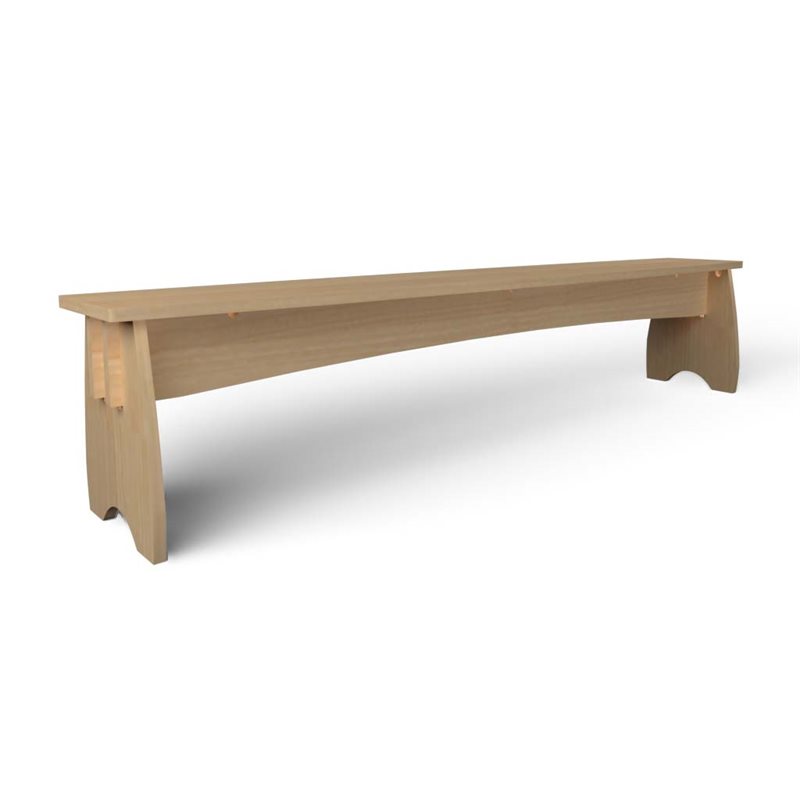 Natural Pod SHARE - Bench - 72"W x 12"D x 15"H Natural Pod SHARE - Bench - 72"W x 12"D x 15"H