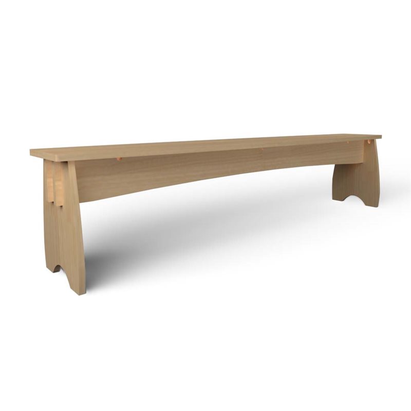 Natural Pod SHARE - Bench - 72"W x 13"D x 16"H Natural Pod SHARE - Bench - 72"W x 13"D x 16"H