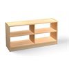 Étagère à feuilles persistantes Natural Pod™ - Série 15 - Droite - 48" L x 15" P x 24" H