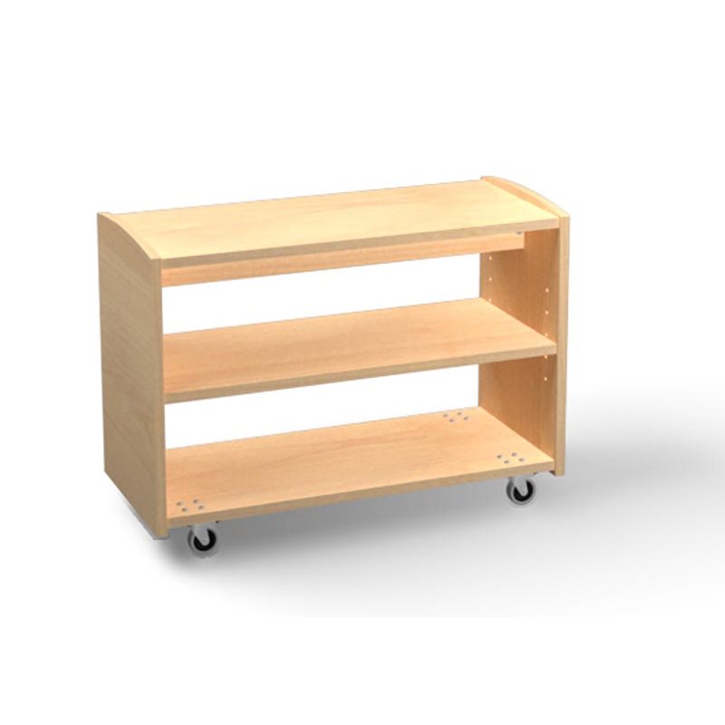 Étagère Evergreen Natural Pod™ - Série 15 - Droite avec roulettes - 32" L x 15" P x 24" H