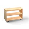 Étagère Evergreen Natural Pod™ - Série 15 - Droite avec roulettes - 32" L x 15" P x 24" H