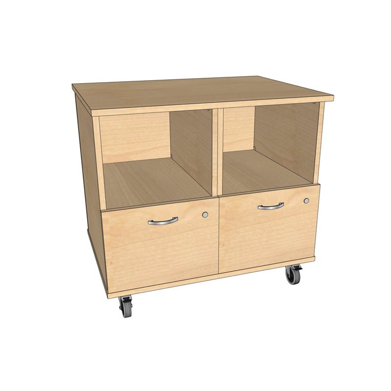 Guide Natural Pod™ - Armoire de rangement - Droite - 2 x étagère ouverte au-dessus + tiroir de classement en dessous (Mod A) avec roulettes - 32"L x 24"P x 29"H Guide Natural Pod™ - Armoire de rangement - Droite - 2 x étagère ouverte au-dessus + tiroir de classement en dessous (Mod A) avec roulettes - 32"L x 24"P x 29"H