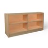 Natural Pod™ Evergreen - Shelf - 15 Series - Straight with Back - 48"W x 15"D x 24"H