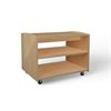 Natural Pod™ Evergreen - Shelf - 24 Series - Straight - with Castors - 32"W x 24"D x 24"H