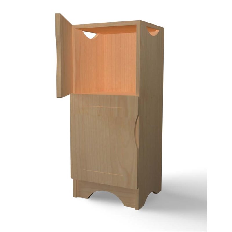 Natural Pod IMAGINE - Fridge - 15"W x 13"D x 36"H Natural Pod IMAGINE - Fridge - 15"W x 13"D x 36"H