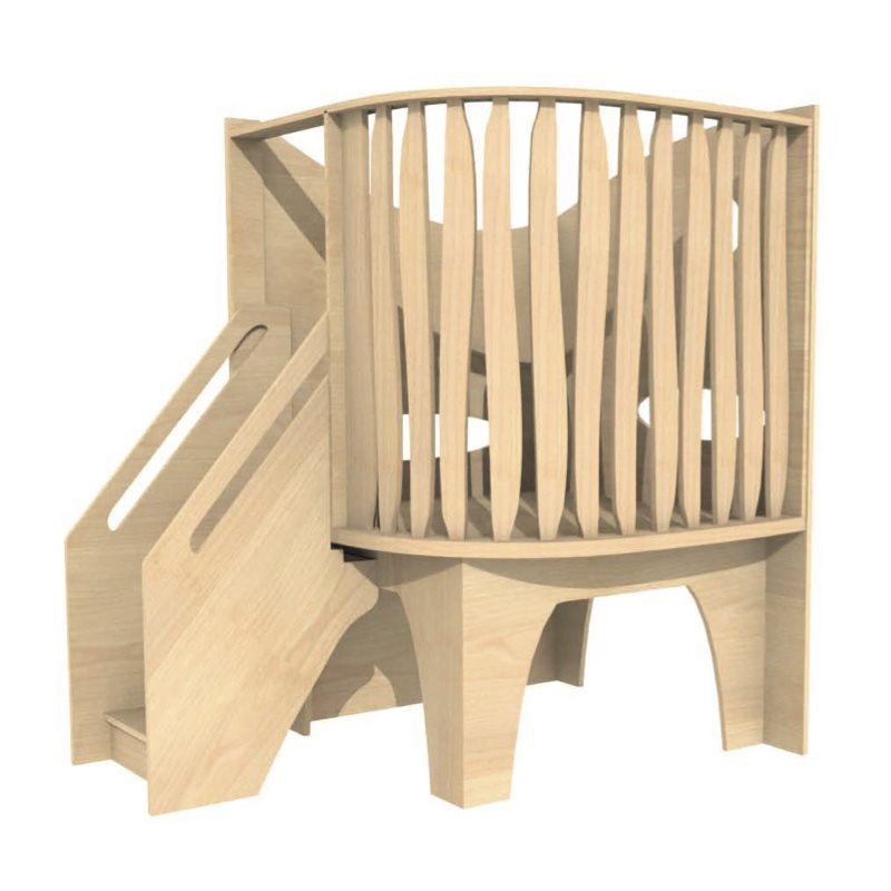 Natural Pod™ Wonder - Loft - Alana's - Loft with Stairs - 67 ''W x 48 ''D x 79 ''H Natural Pod™ Wonder - Loft - Alana's - Loft with Stairs - 67 ''W x 48 ''D x 79 ''H